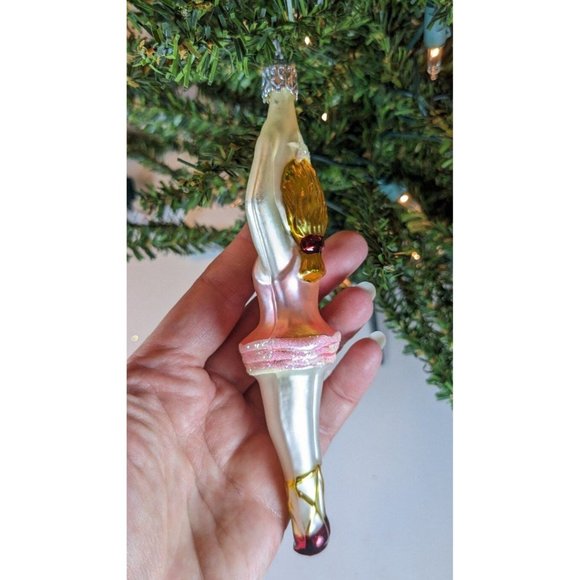 Ballerina Retired Old World Christmas Inge Glas Ornament - Picture 4 of 5